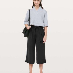 lululemon athletica Black Wide-Leg Pants